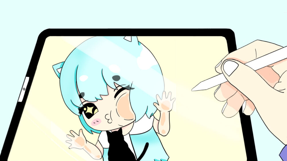デジタルでイラストを描く