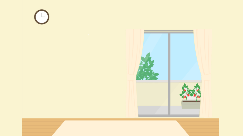 窓のある部屋